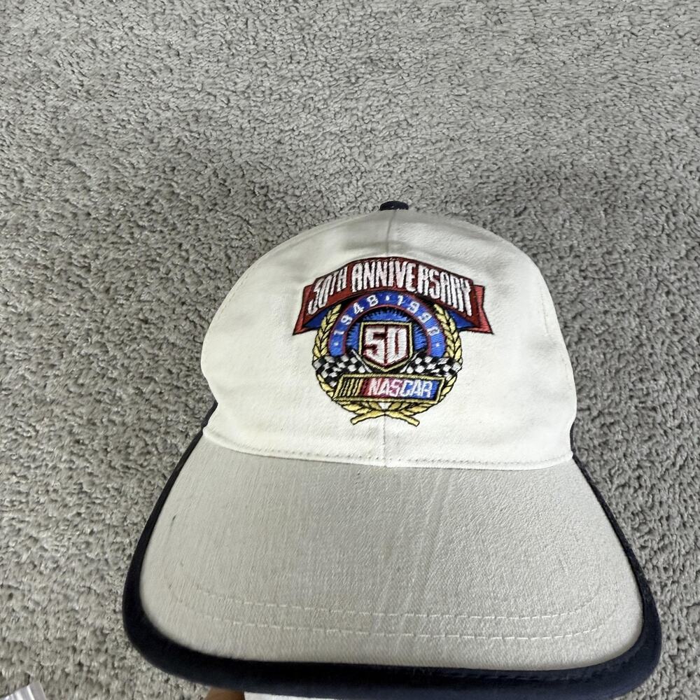 Vintage NASCAR Racing 50th Anniversary Hat Strap Back Mens One Size Cap Chase